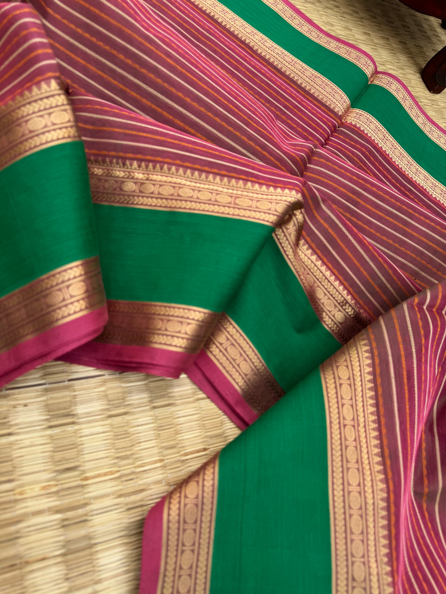 Woven Motifs Silk Cotton - a keva tone veldhari