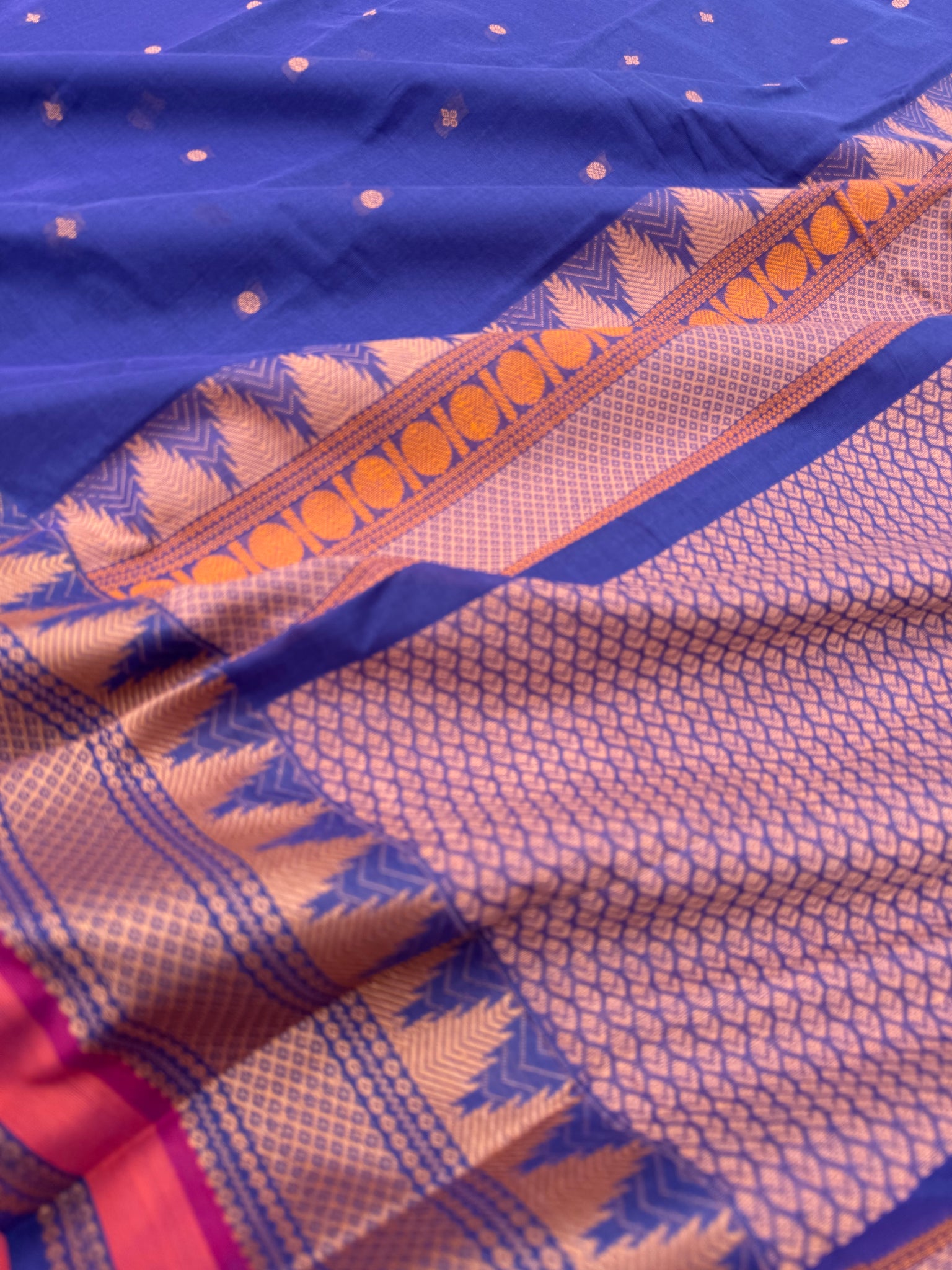 Softer Chettinad - ink blue