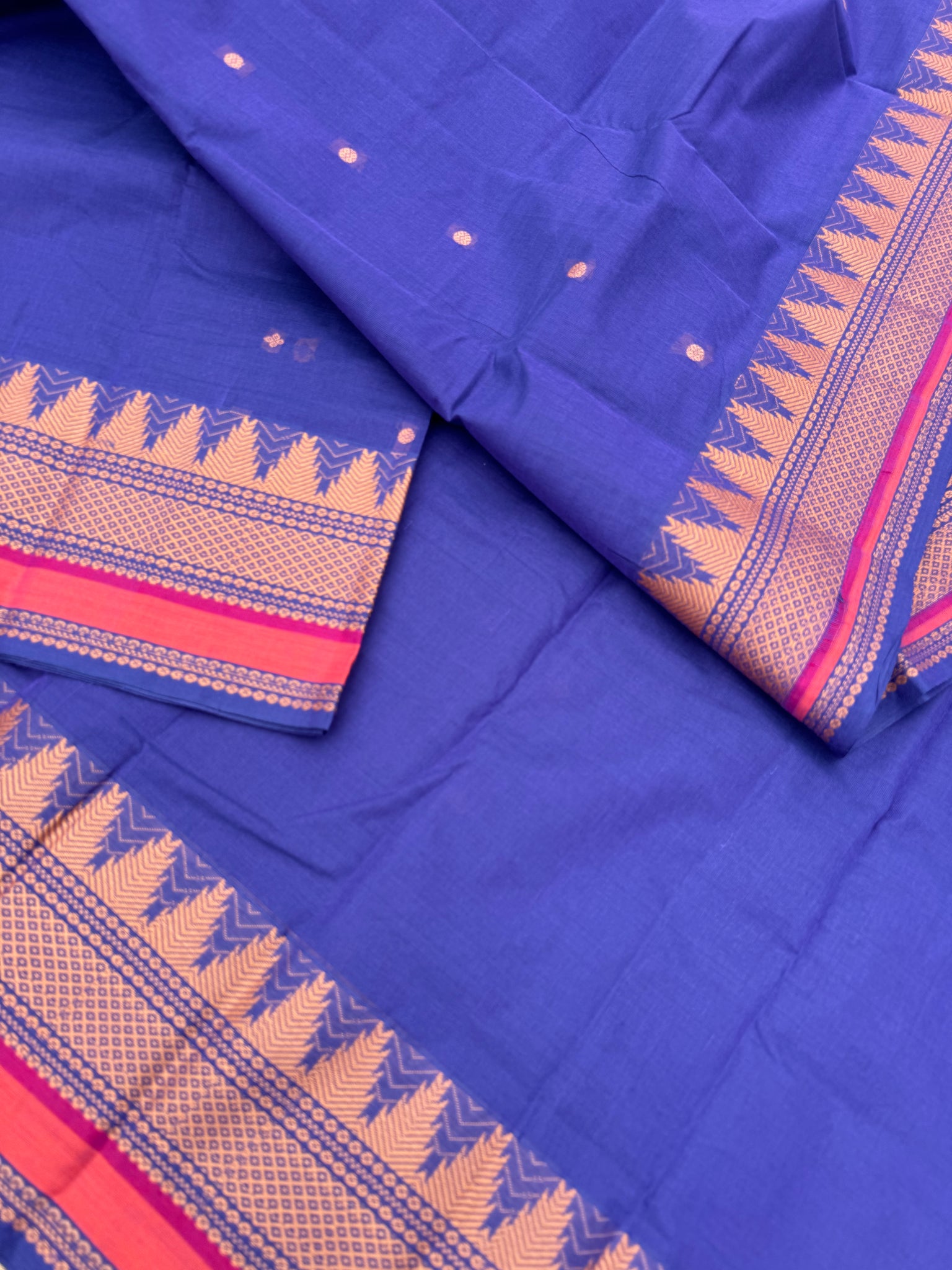 Softer Chettinad - ink blue