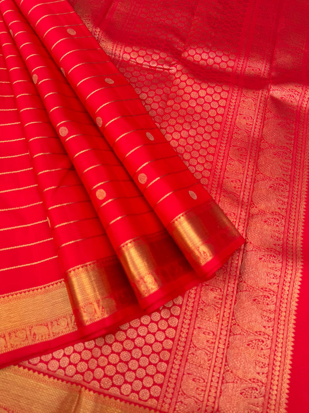 Roja - Our Bestselling Shade of red pink Kanchivarams -