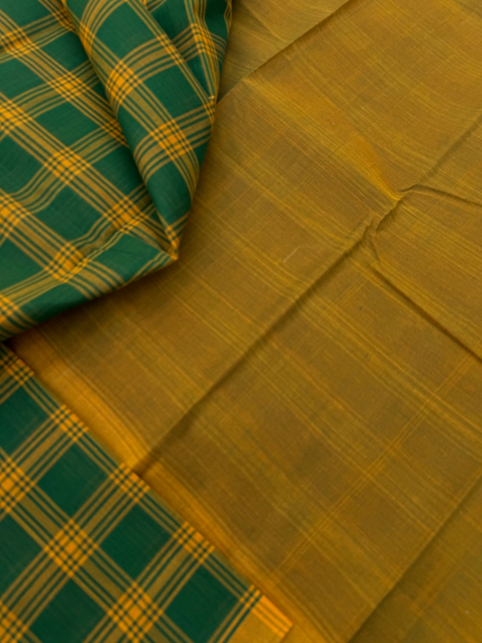 Pragatham - Contrast Play - the green with charm of Chettinad