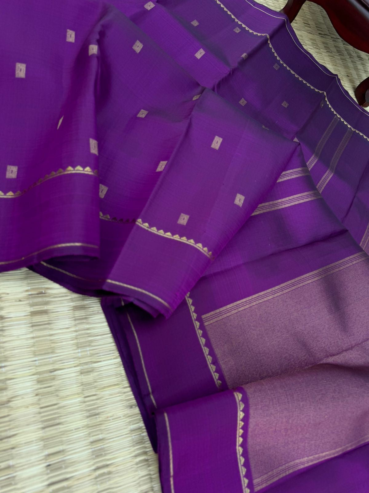 Album Untouched - deep dark brinjal purple a stunning box buttas