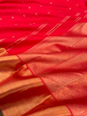 Roja - Our Bestselling Shade of red pink Kanchivarams -