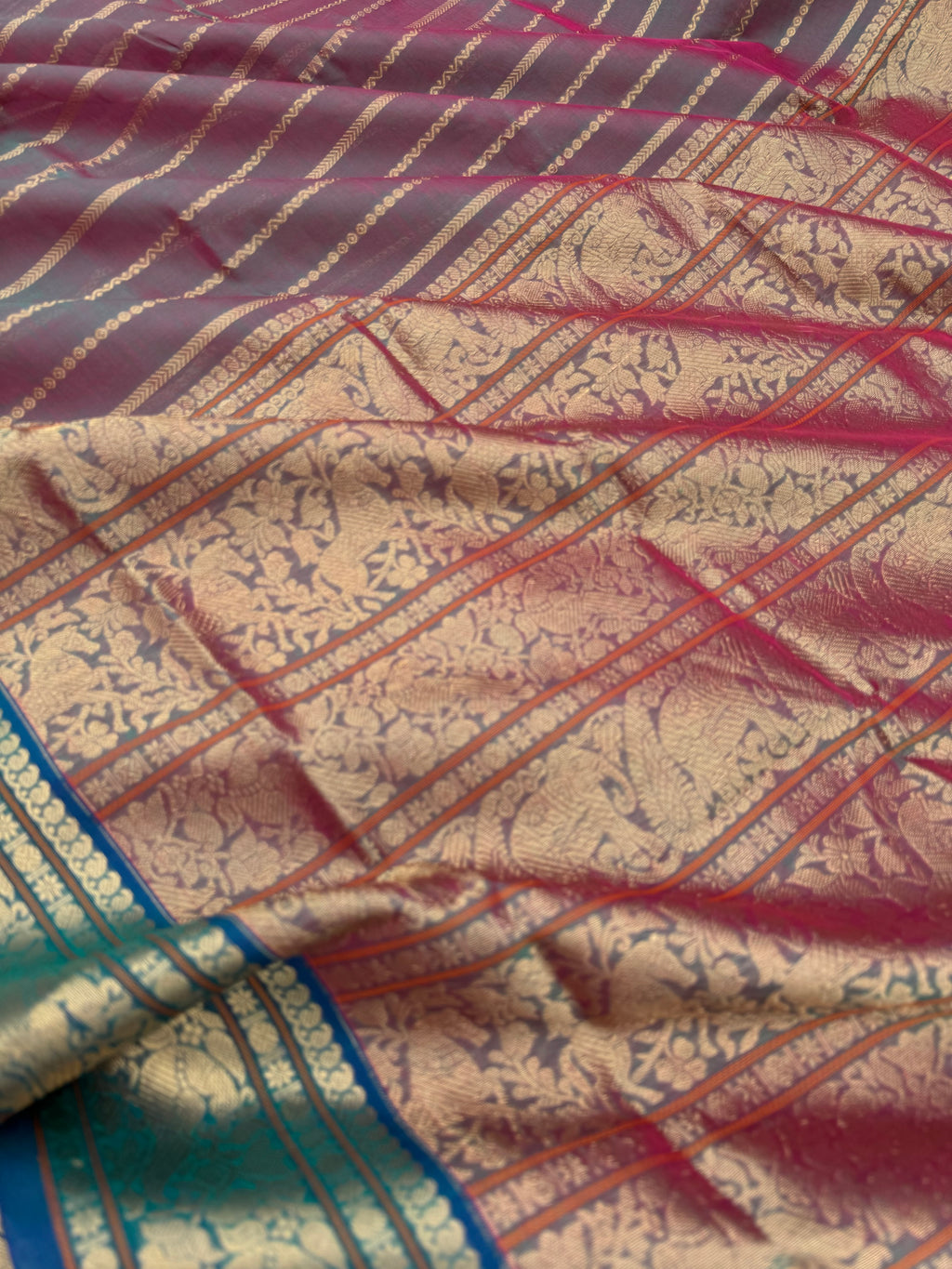 Zari Kissed Silk Cotton -
