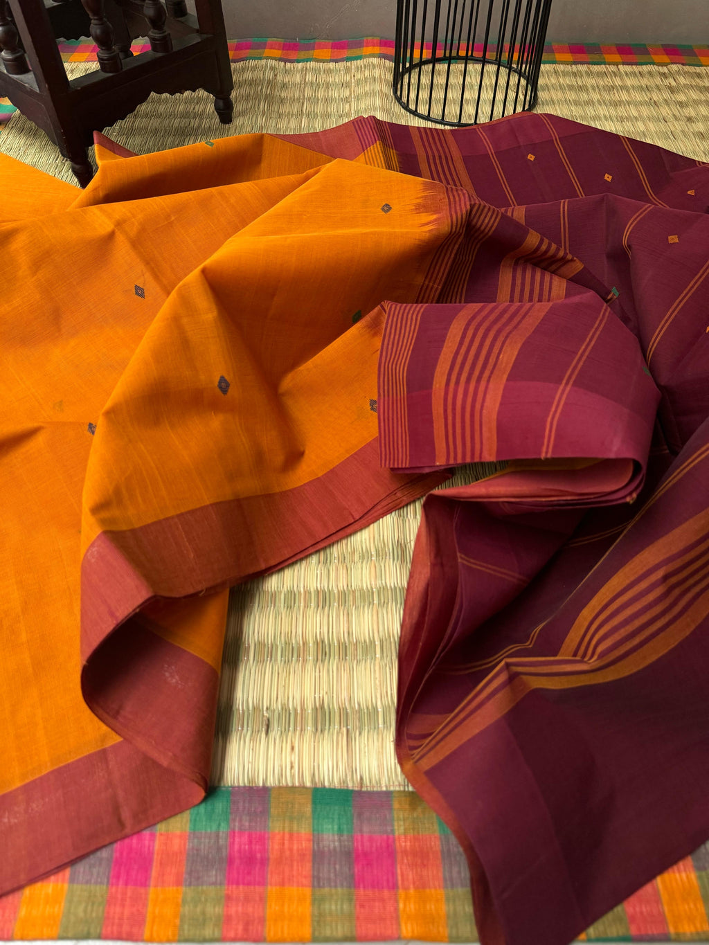 Pragatham - Contrast Play - mustard and aaraku