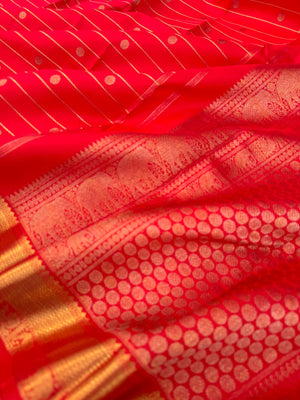 Roja - Our Bestselling Shade of red pink Kanchivarams -