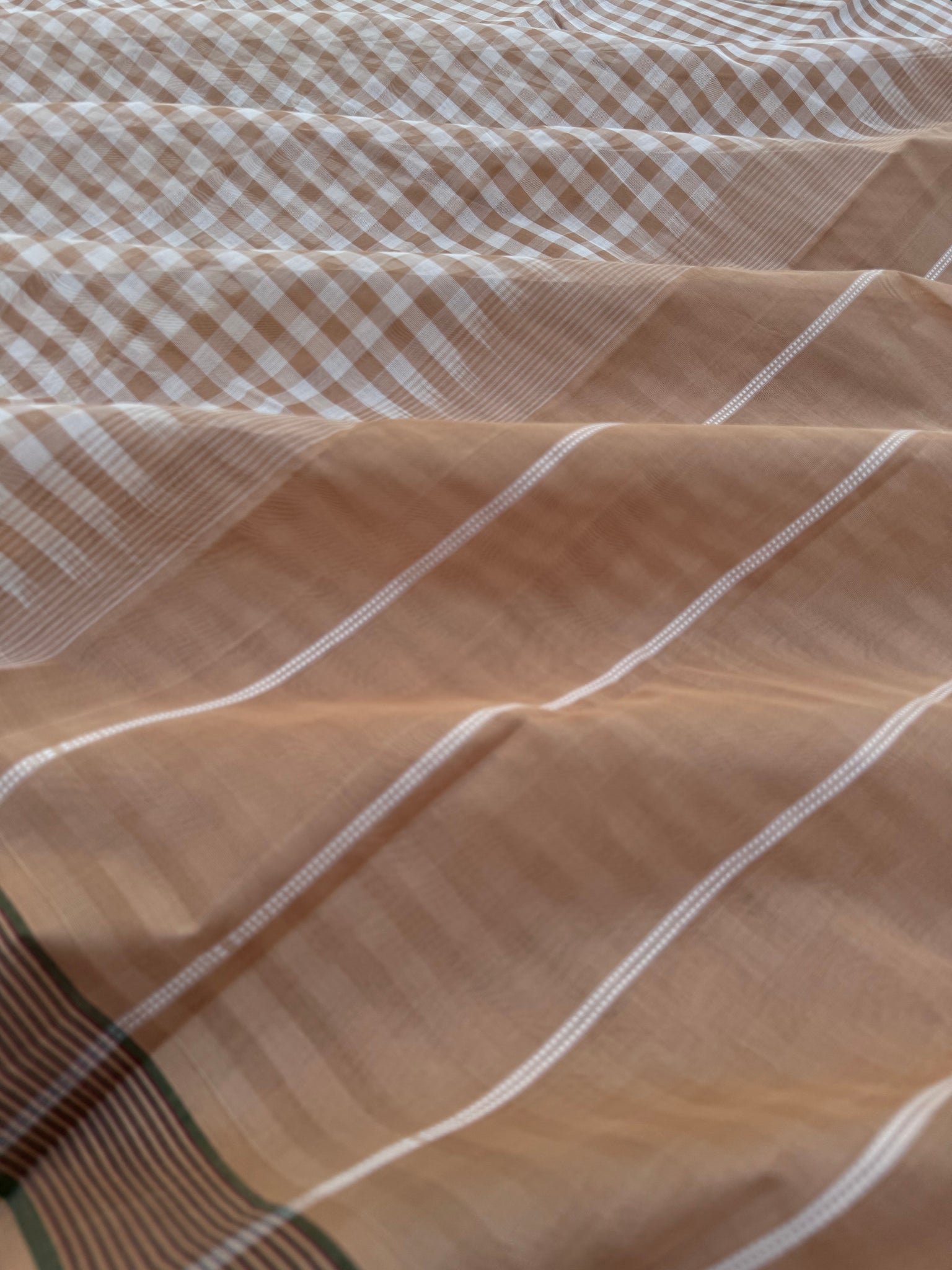 Pragatham - Contrast Play - cream and biscuits and  off whites