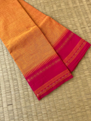 Kanchi X Chettinad - mustard and pink mixed together