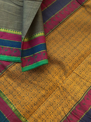 Mangalavastaram Zari Touched - deep beige grey