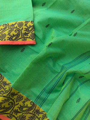 Woven Buttas - Kanchivaram Cottons -