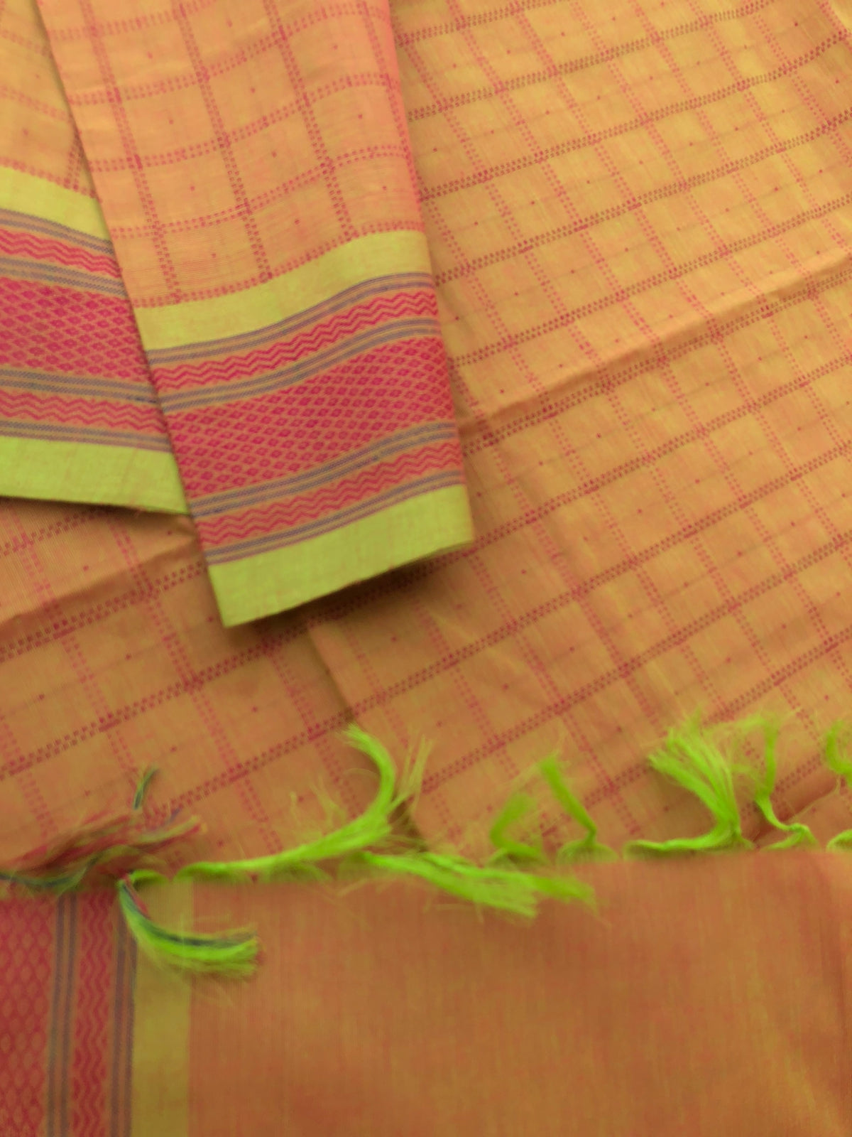 Mangalavastaram Grandeur - short colour pooja saree