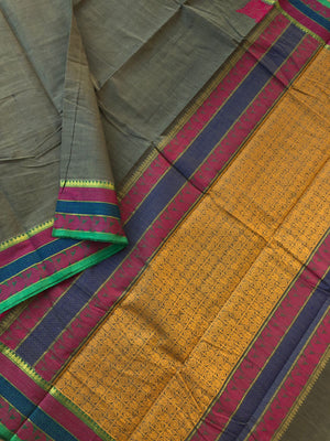 Mangalavastaram Zari Touched - deep beige grey