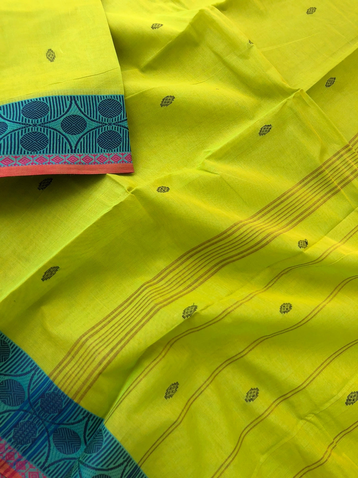 Woven Buttas - Kanchivaram Cottons -