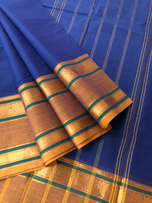 Zari Twist - blue and golden biscuit